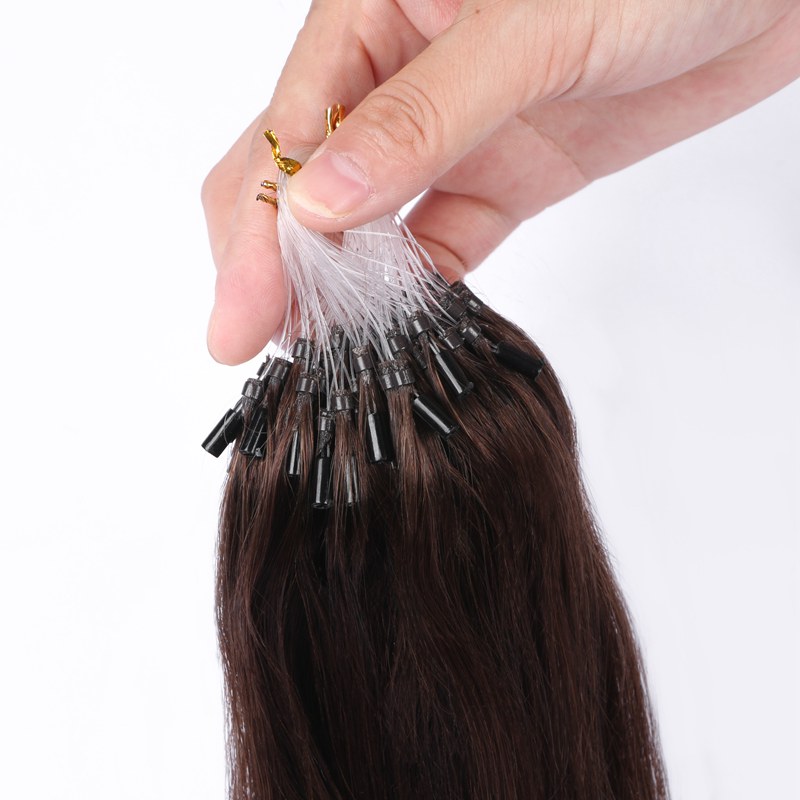 Hot Selling Micro Ring Hair Extensions Cuticle Aligend Raw Remy Micro Loop Hair Extensions